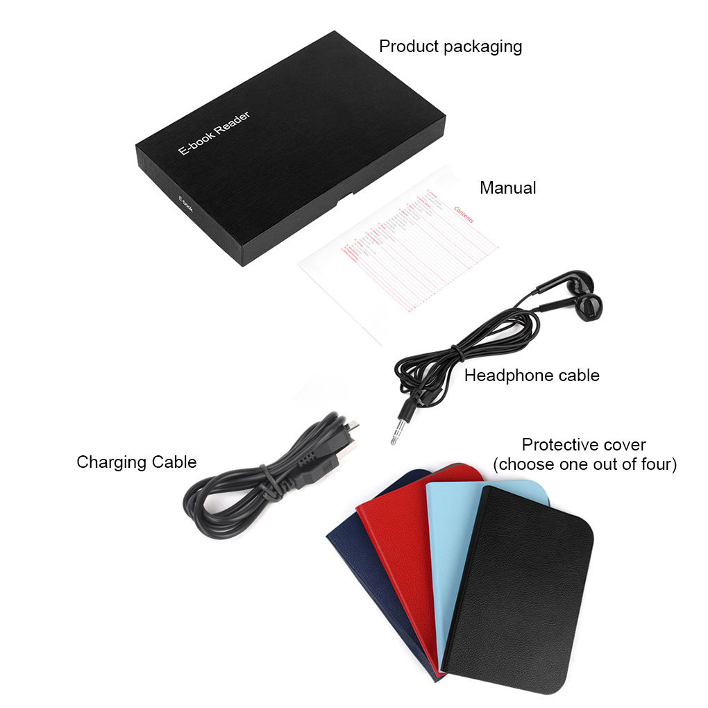 Com.Music.Player.Audio Player.Mp3 Player - Leitor de e-book com tela HD