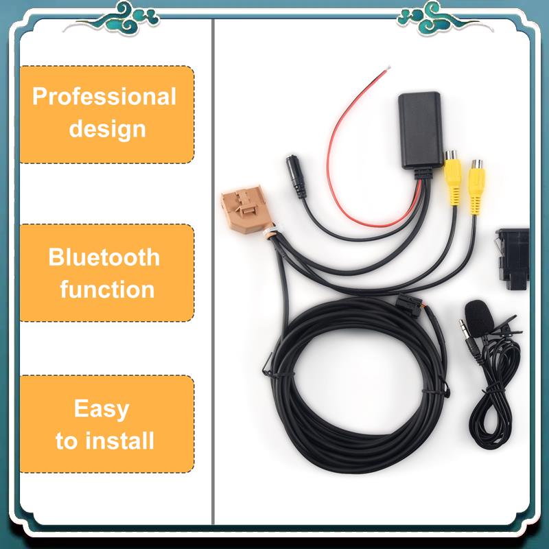 Audio Music Only - Adaptador de cabo aux bluetooth para