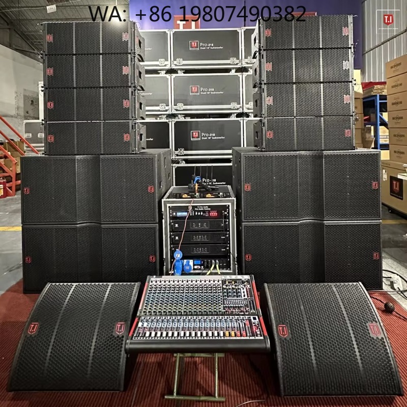 Audio Music Hall - Caixa de Som Line Array Dupla