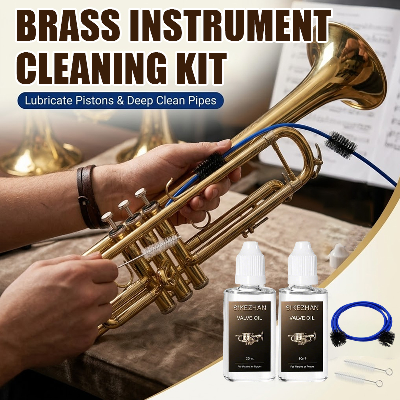 Trumpet Valve Oil - Kit Profissional de Limpeza para Instrumentos