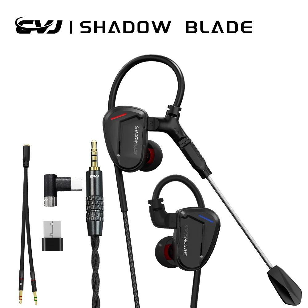 Audio Music Game - Fones de Ouvido Intra-auriculares CVJ Shadow