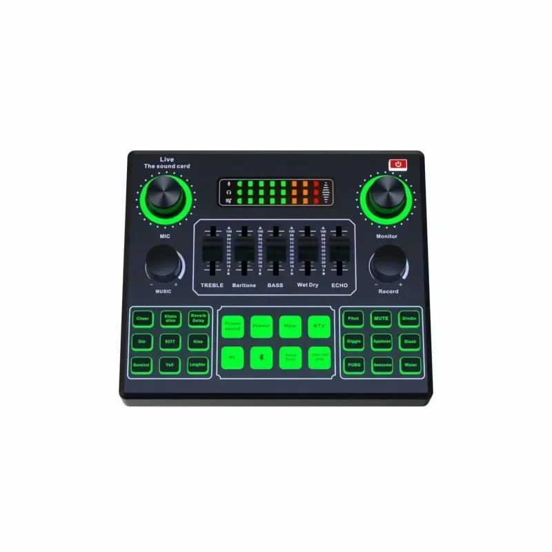 Audio Music Game - V9sj misturador de áudio externo placa