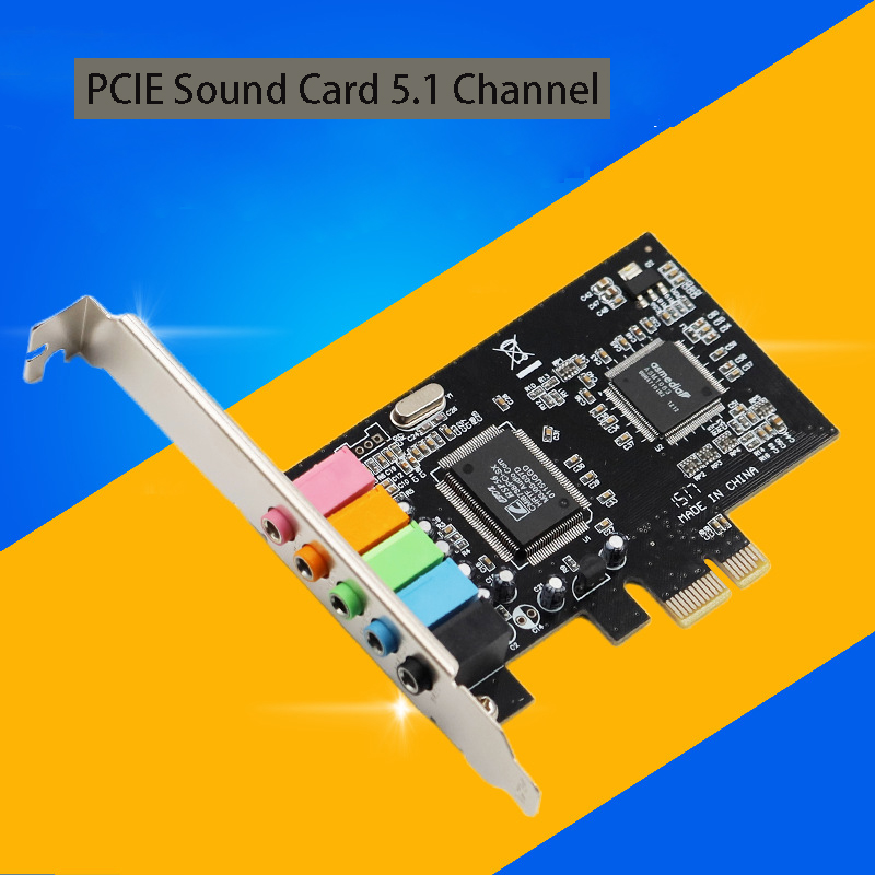 Audio Music Game - PCI-E1X Placa de Som para Computador,