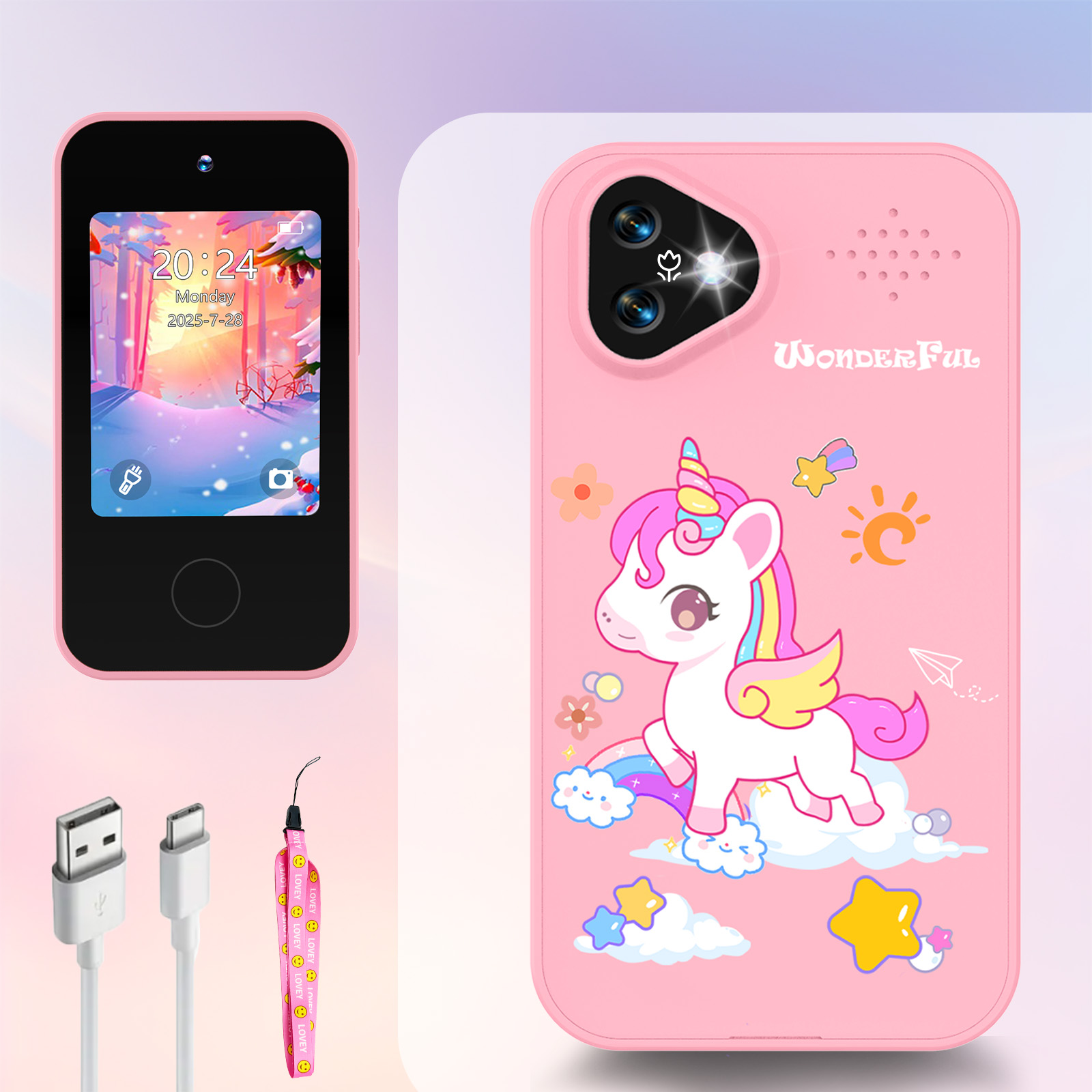 Metronome Digital - Câmera de Brinquedo para Crianças Unicorn
