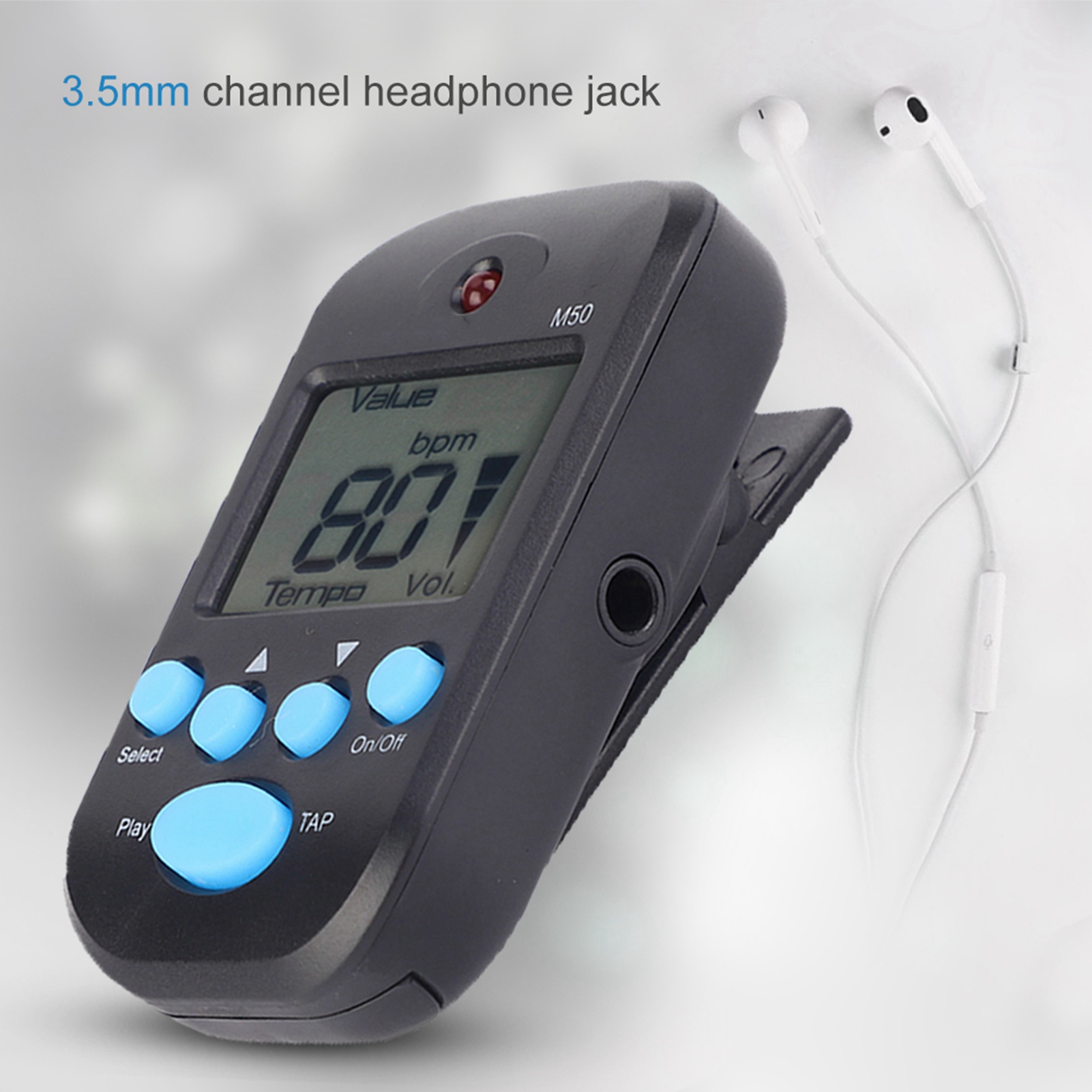 Mini metrônomo profissional cl - Metronome Digital avaliação e preço