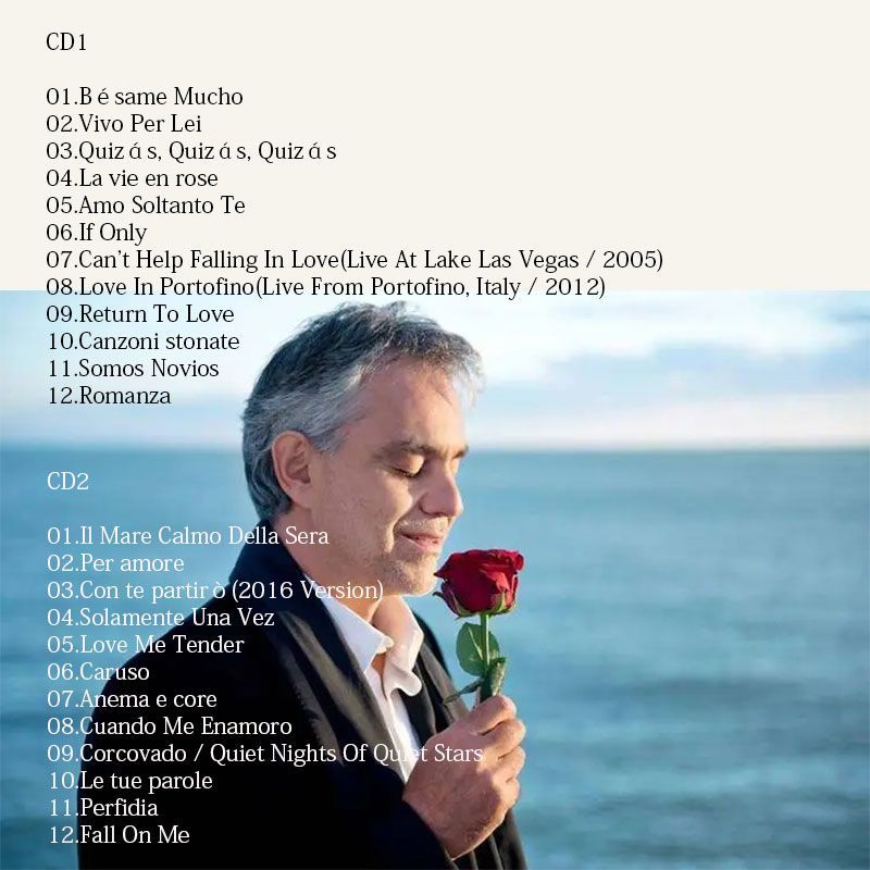 CD Andrea Bocelli My Love Song - Audio Music Only avaliação e preço