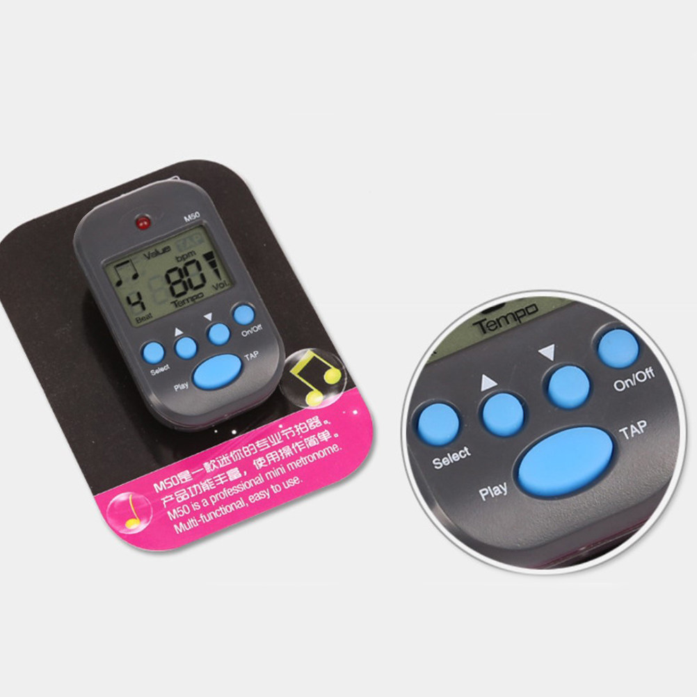 Mini Metrônomo Mecânico Digita - Metronome Digital avaliação e preço